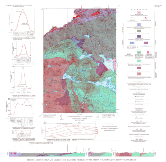 Geology of the Attean quadrangle